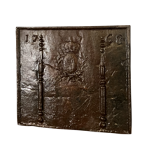 Maison Leon Van den Bogaert Placas de chimenea del período Luis XVI en hierro fundido