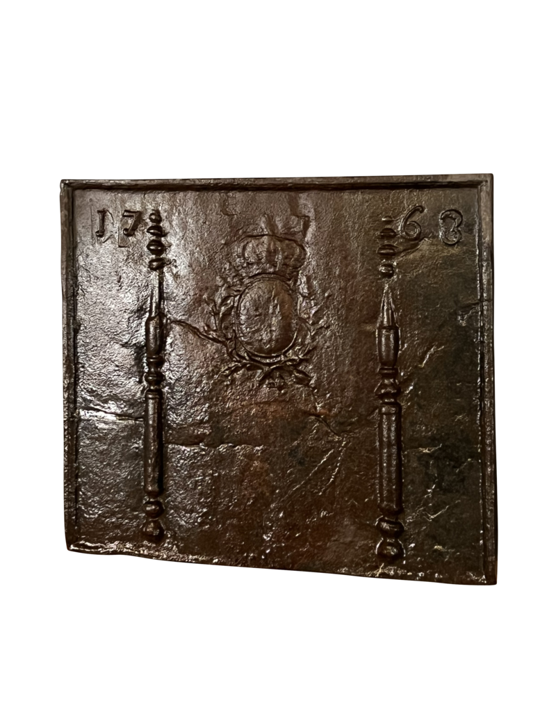 Maison Leon Van den Bogaert Louis XVI Periode Haarden Plaat In Gietijzer