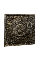 Maison Leon Van den Bogaert French Royal Coat of Arms Fireplace Decor Design