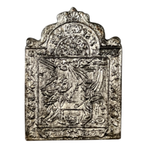 Maison Leon Van den Bogaert Year 1657 French Silvered Plate — 96 cm High