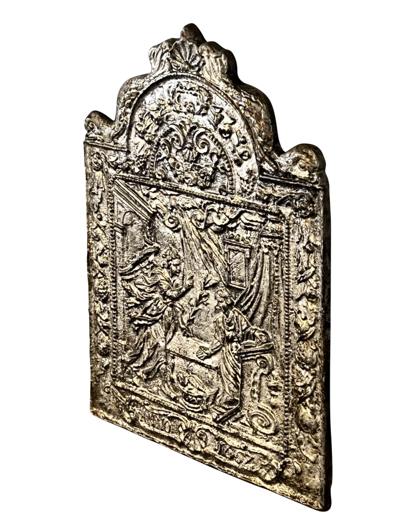 Maison Leon Van den Bogaert Jahr 1657 Französischer versilberter Teller