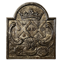 Maison Leon Van den Bogaert Placas de chimenea francesas Antiguas delAño 1622