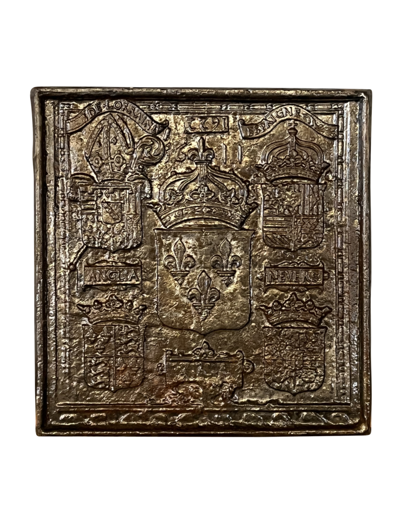 Maison Leon Van den Bogaert 1611-1622 Plaques De Cheminée Françaises En Fonte