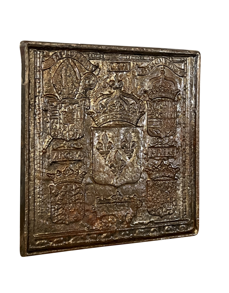 Maison Leon Van den Bogaert 1611-1622 Französische Kaminplatten aus Gusseisen