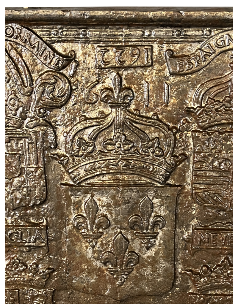 Maison Leon Van den Bogaert 1611-1622 Plaques De Cheminée Françaises En Fonte