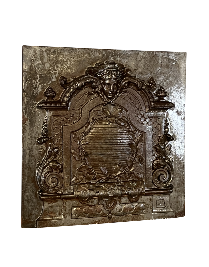 Maison Leon Van den Bogaert Plaque Décorative En Fonte Française Du 19Ème Siècle