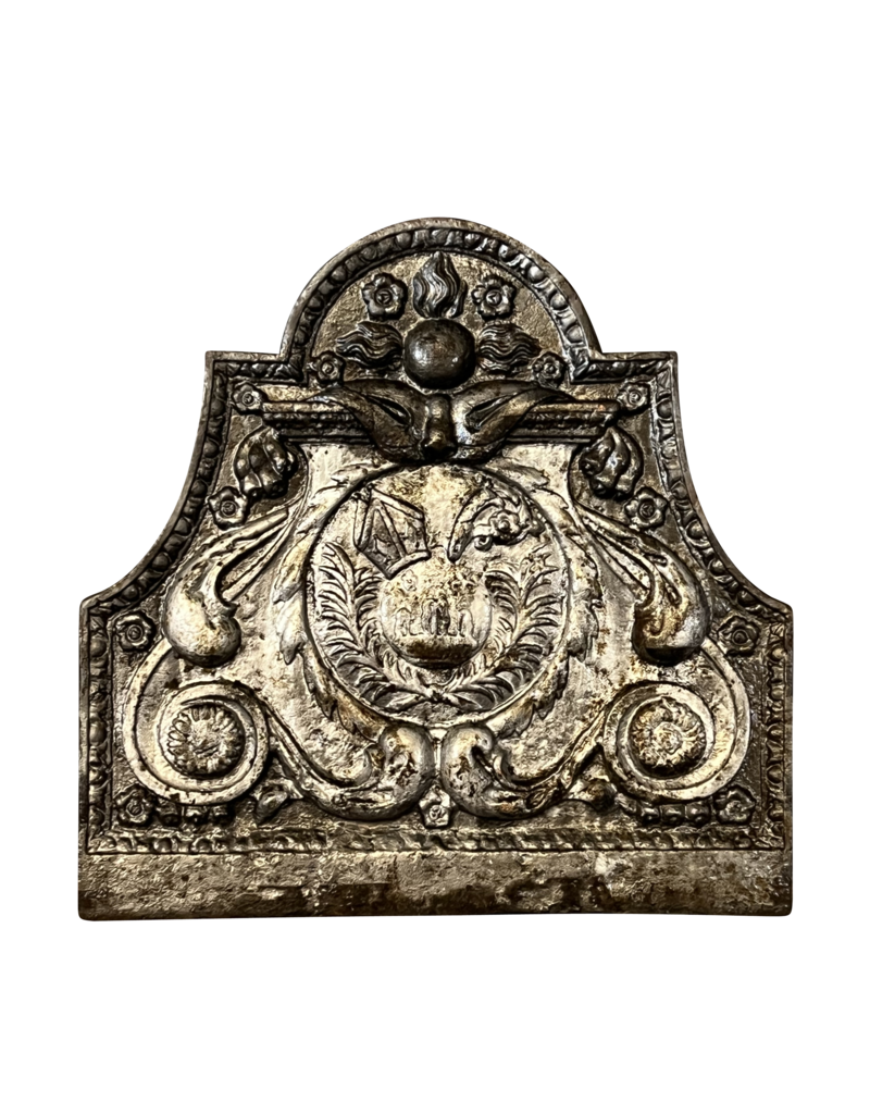 Historic French Renaiscance Plate Cast Iron