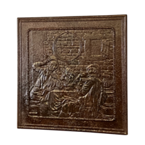 Maison Leon Van den Bogaert De inn-wandplaat in gietijzer — 65 cm hoog