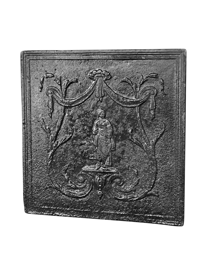 Maison Leon Van den Bogaert Französischer Wandplatte mit romantischem Dekor