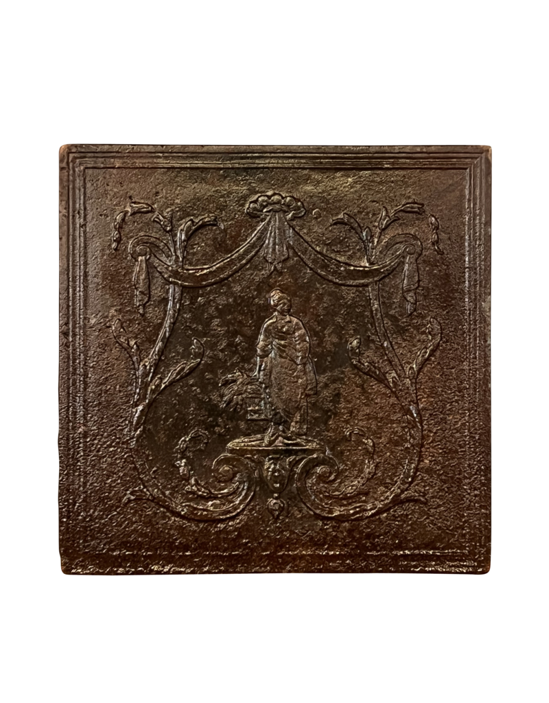 Maison Leon Van den Bogaert Französischer Wandplatte mit romantischem Dekor