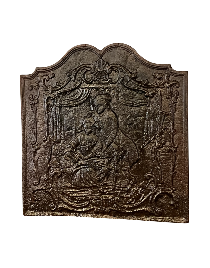 Maison Leon Van den Bogaert Kaminzubehör aus französischen dekor 18. Jahrhundert