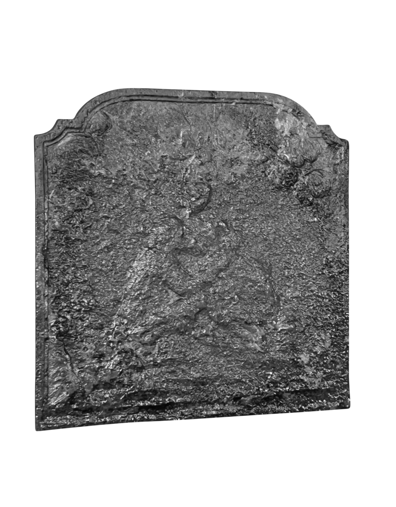 Maison Leon Van den Bogaert Plaque De Cheminée Rustique Antiquités Françaises