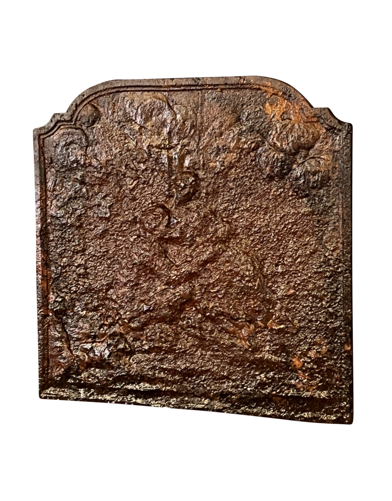 Maison Leon Van den Bogaert Placa De Chimenea Rústica Antigüedades Francesas