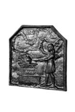 Maison Leon Van den Bogaert El Herrero Año 1685 Francia Placa Chimeneas