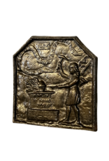 Maison Leon Van den Bogaert El Herrero Año 1685 Francia Placa Chimeneas