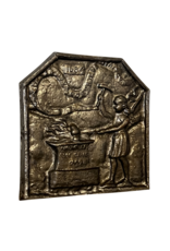 Maison Leon Van den Bogaert El Herrero Año 1685 Francia Placa Chimeneas