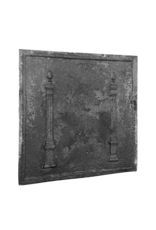 Maison Leon Van den Bogaert Fire-Back With Elegant Colums Minimal Decor