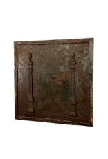 Maison Leon Van den Bogaert Fire-Back With Elegant Colums Minimal Decor