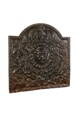 Plaque De Cheminée Avec Armoiries Du Roi De France