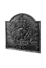 Plaque De Cheminée Avec Armoiries Du Roi De France