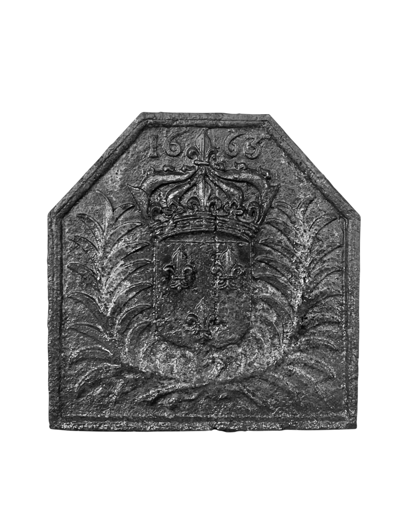 Plaque Du Gouvernement Royal Et Divin Français De 1663