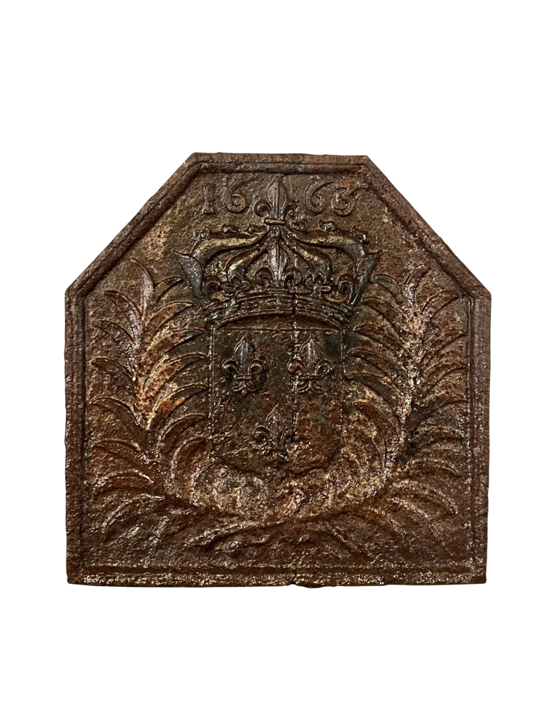 Placa Del Gobierno Real Y Divino Francés De 1663.