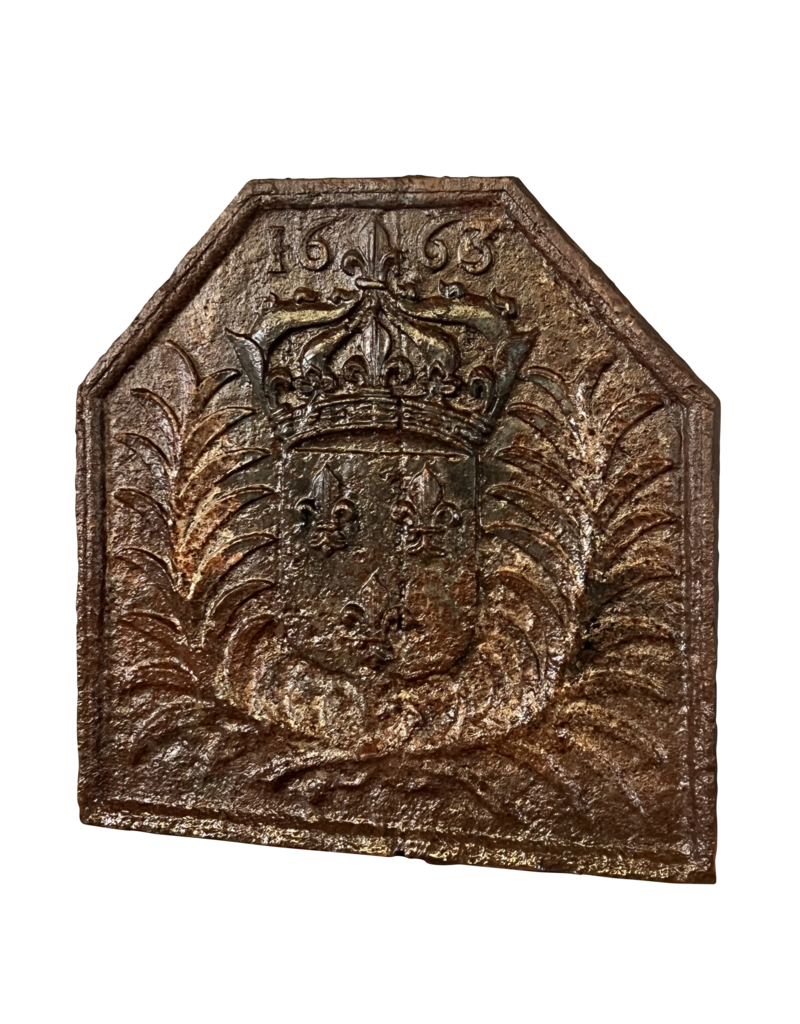 1663 French Royal And Divine Government Plate