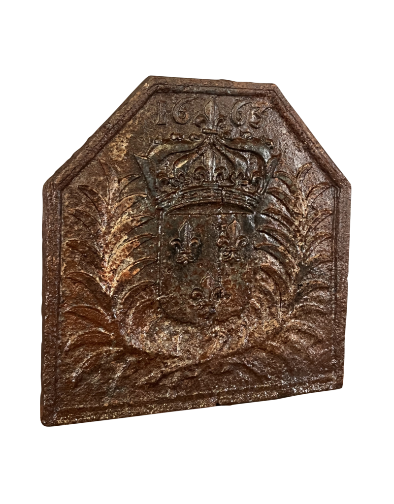 Plaque Du Gouvernement Royal Et Divin Français De 1663