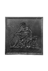Maison Leon Van den Bogaert Hirte mit Hund Wandplatte