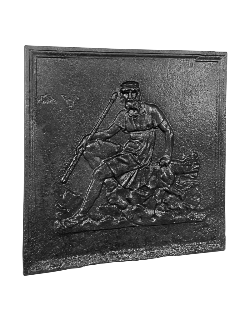 Maison Leon Van den Bogaert Hirte mit Hund Wandplatte