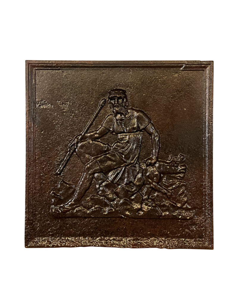 Maison Leon Van den Bogaert The Shepherd With His Dog Wall Plate