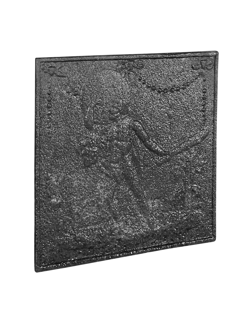 Maison Leon Van den Bogaert Plaque de Foyer Carré De Petite Taille