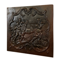 Maison Leon Van den Bogaert Hunting Scene Fireplaces Details — 57 cm High