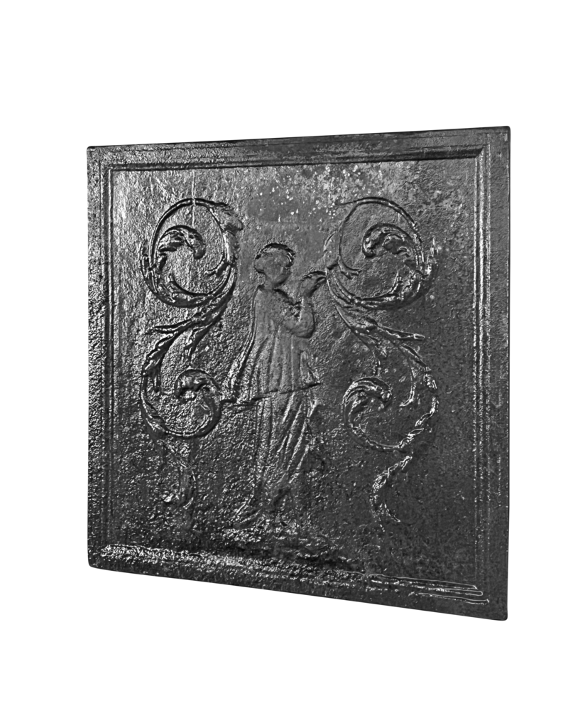 Maison Leon Van den Bogaert Square Fire-Backs In Cast Iron