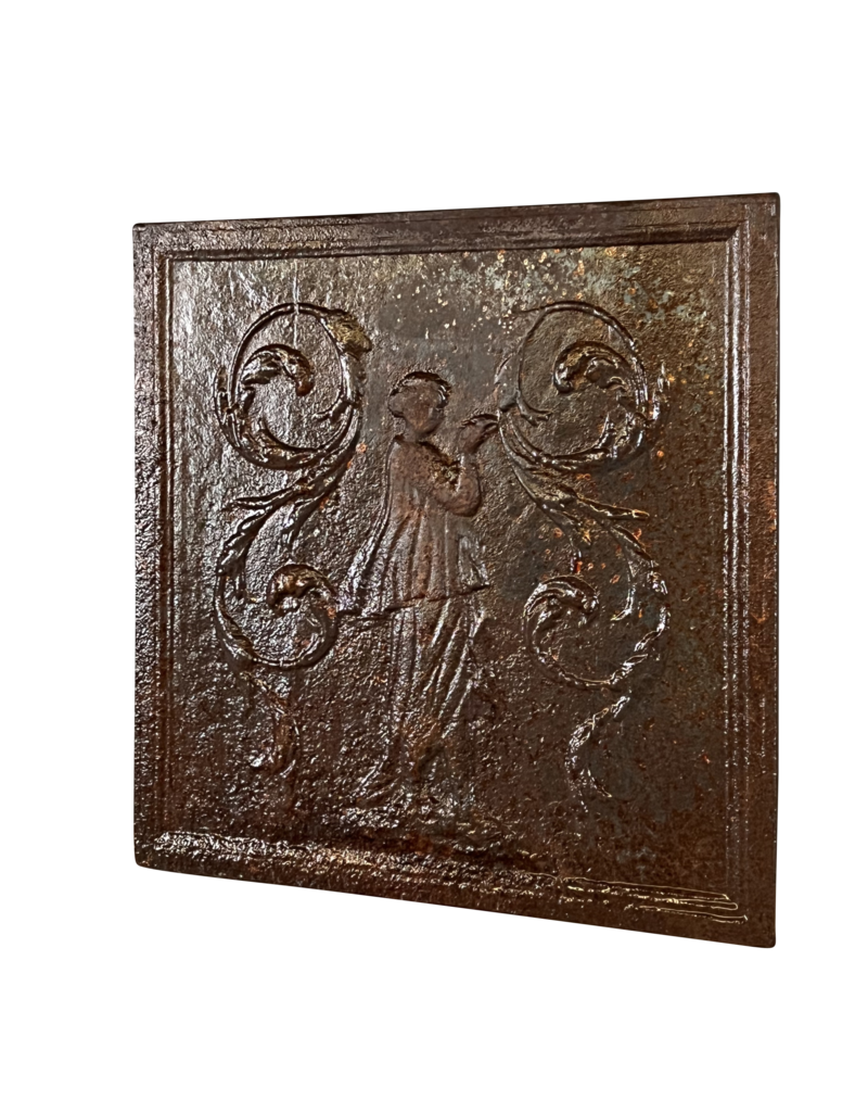 Maison Leon Van den Bogaert Square Fire-Backs In Cast Iron