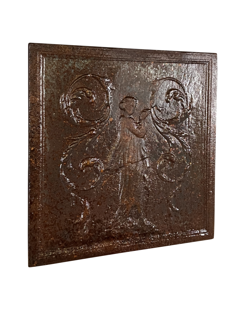 Maison Leon Van den Bogaert Square Fire-Backs In Cast Iron