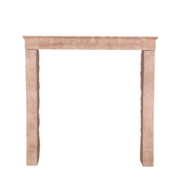 Maison Leon Van den Bogaert Burgundy Pink Color Stone Fireplace
