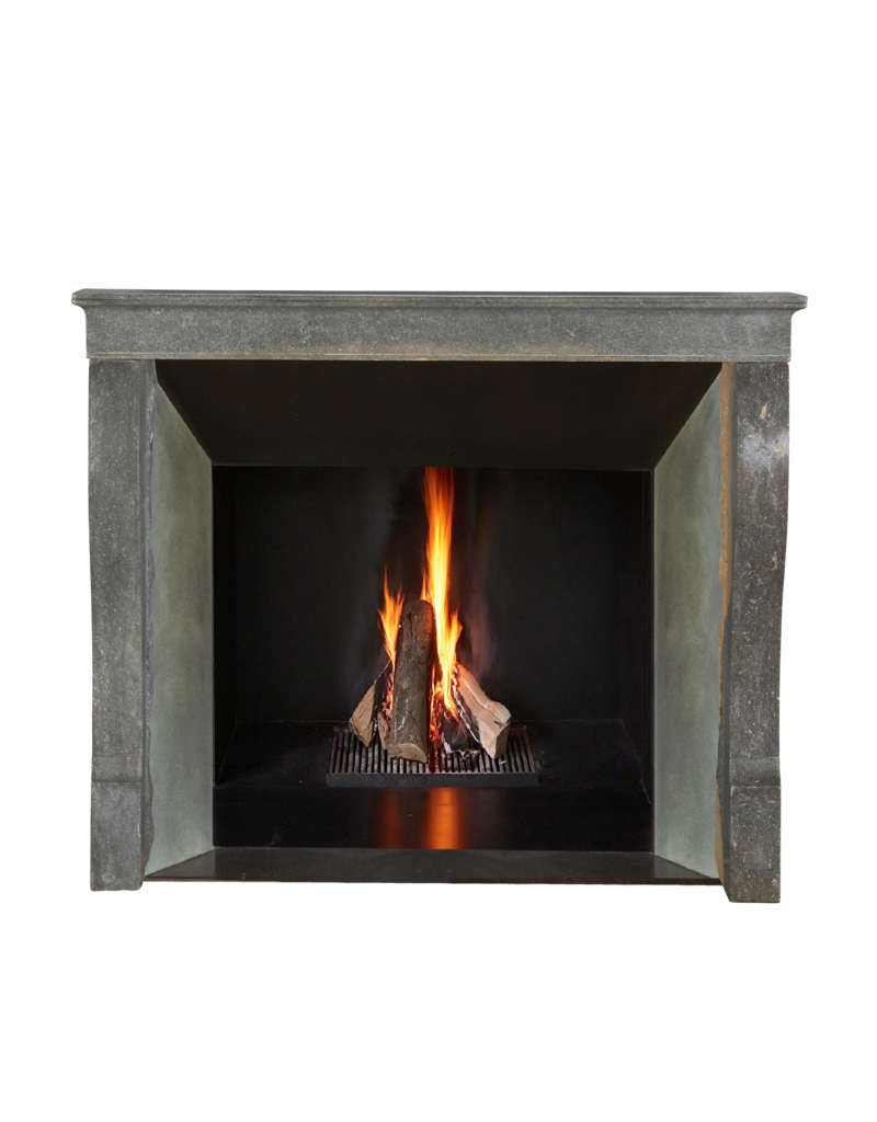 Dark Stone Fireplace Surround From France