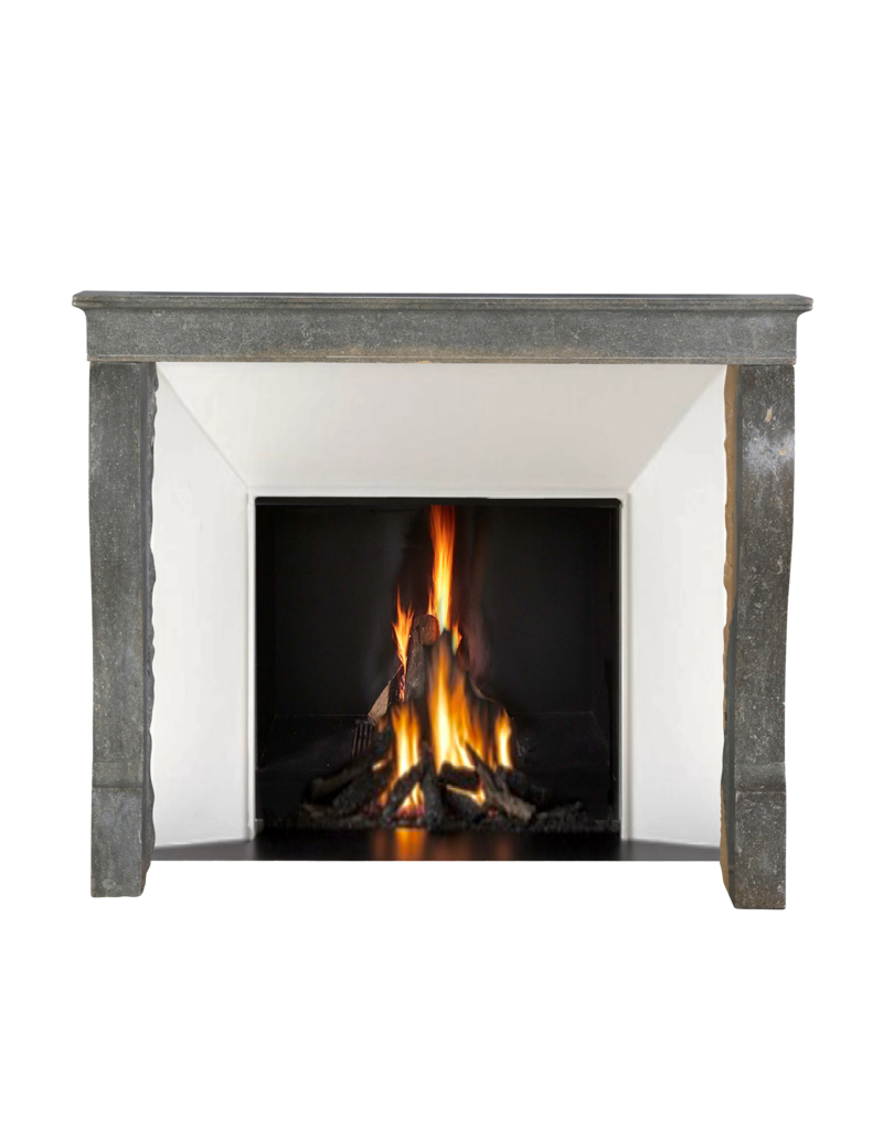 Dark Stone Fireplace Surround From France