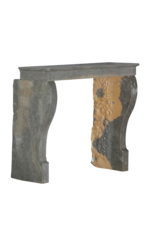 Dark Stone Fireplace Surround From France