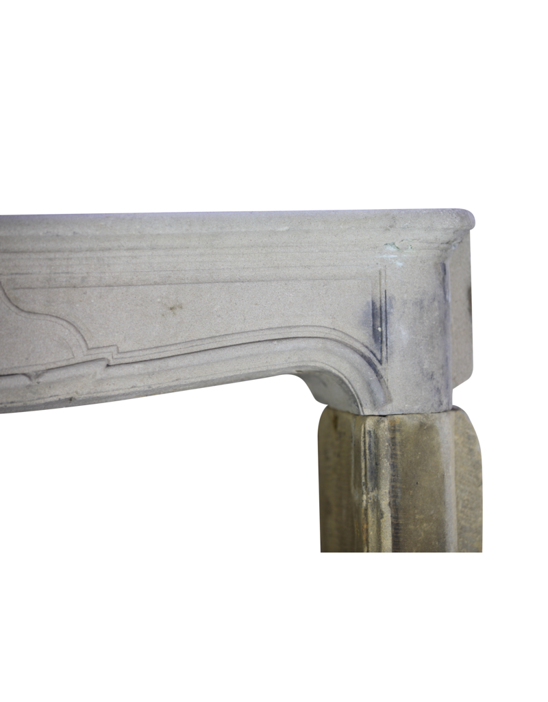 17th Century French Grez-stone Fireplace Surround