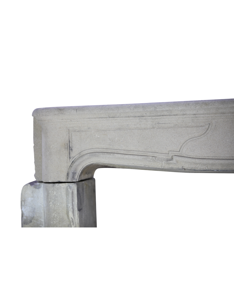 17th Century French Grez-stone Fireplace Surround