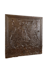 French Fireplace Plate In Cast Iron