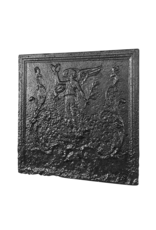 Maison Leon Van den Bogaert French Fireplace Plate In Cast Iron