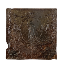 Maison Leon Van den Bogaert Medaillon haardplaat — 54 cm hoog