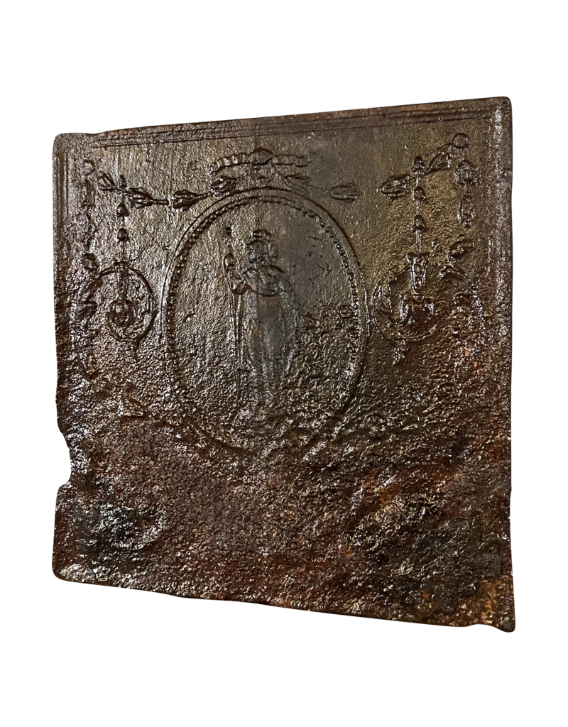 Maison Leon Van den Bogaert 19th Century Fireplace Fireback