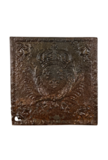 Rustic Fireback King Of France Coat of Arms