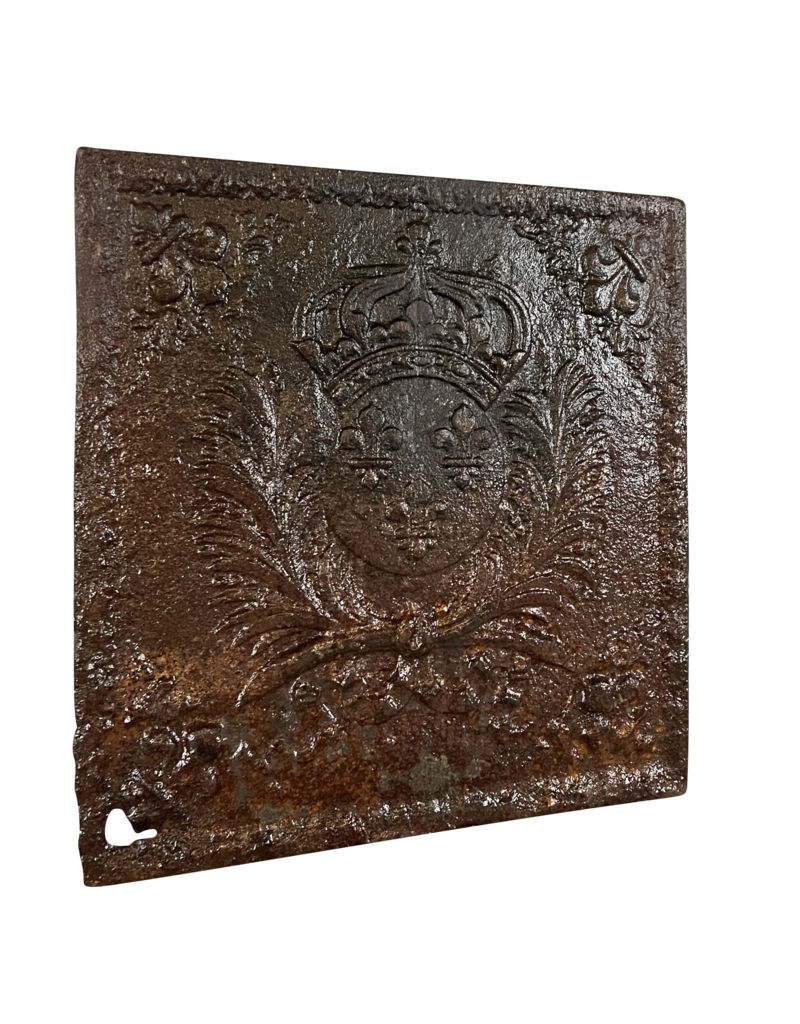 Rustic Fireback King Of France Coat of Arms