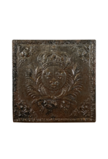 Plaque De Cheminée Récupérée Armoiries Du Roi De France