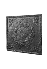 Maison Leon Van den Bogaert Wiedergewonnene Kaminplatte mit dem Wappen des Königs von Frankreich